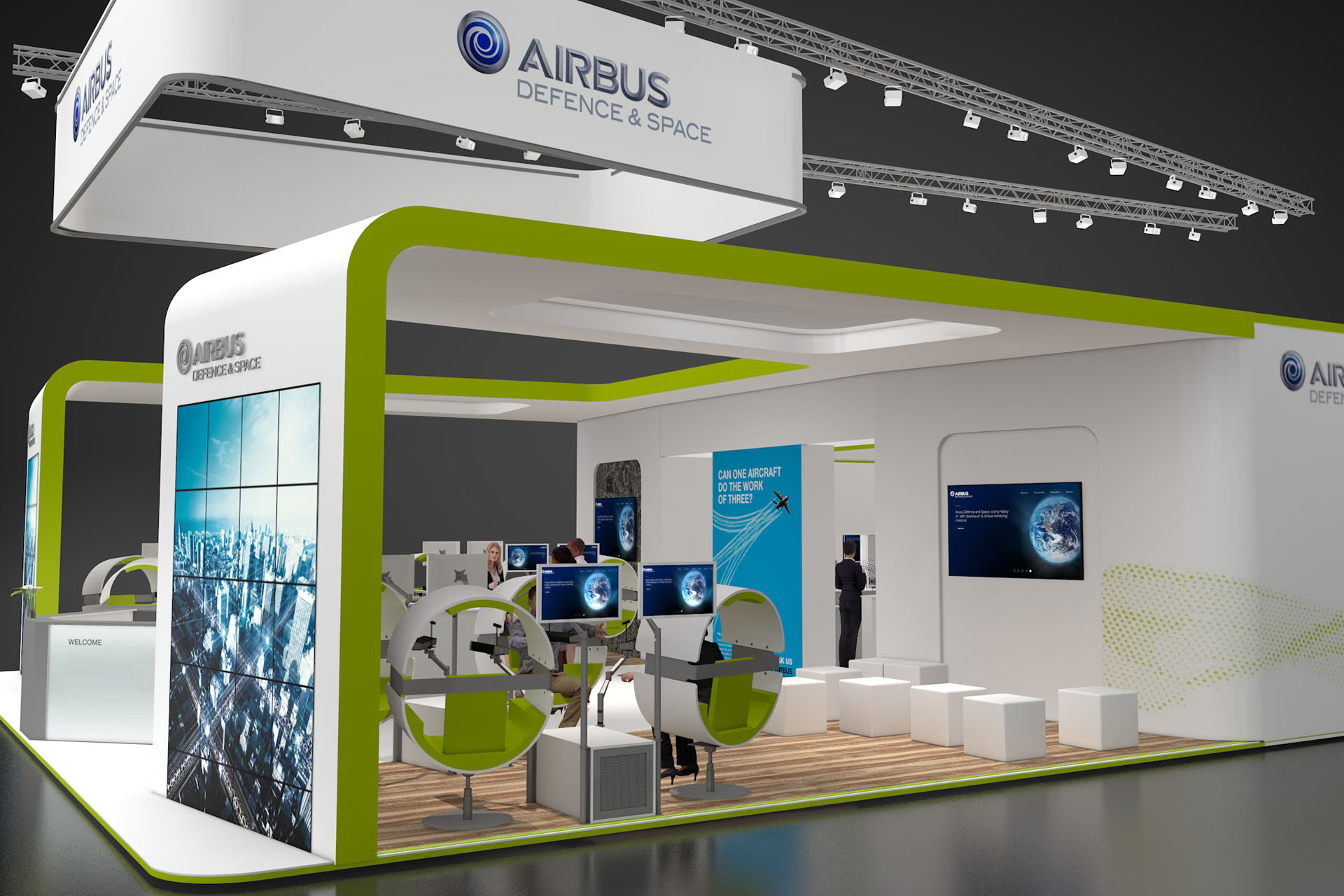 Airbus Messestand