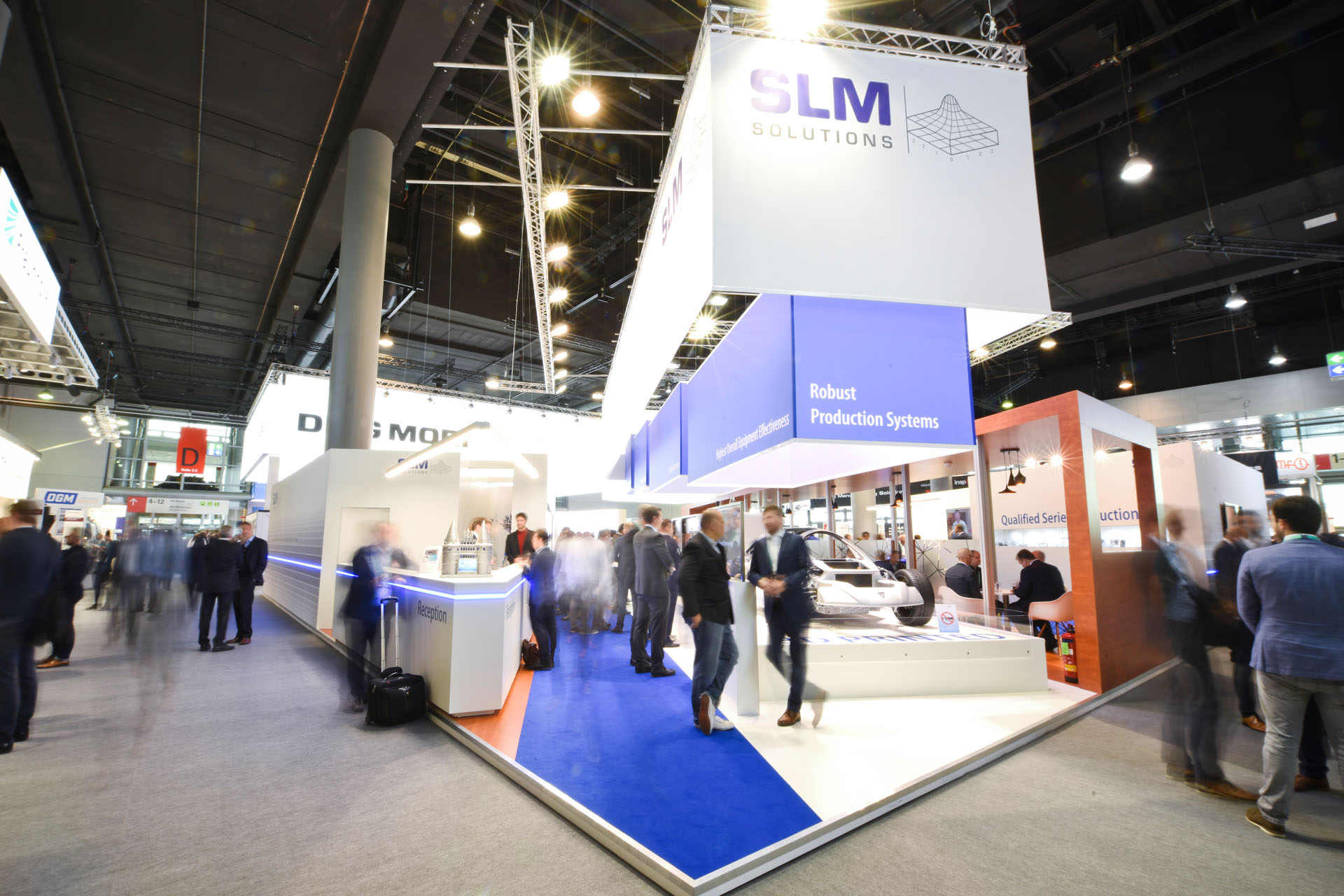Messestand SLM Solutions
